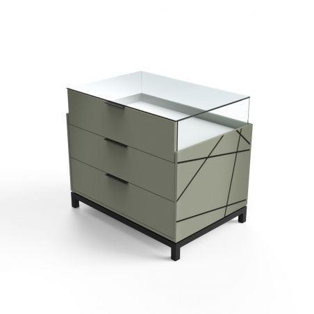 Meuble vitrine tiroir rangement Meuble vitrine tiroir rangement