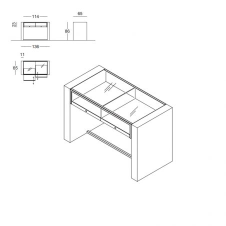 Table Pozzilli ligne 4 Ceolini Table Pozzilli ligne 4 Ceolini