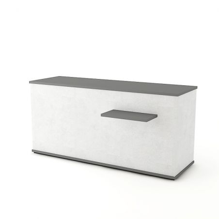 Grand comptoir caisse PMR 220 cm Ligne 3 Grand comptoir caisse PMR 220 cm Ligne 3