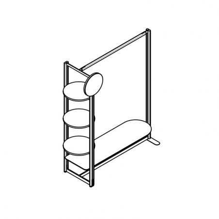 schéma d'un portant étagère schéma d'un portant étagère