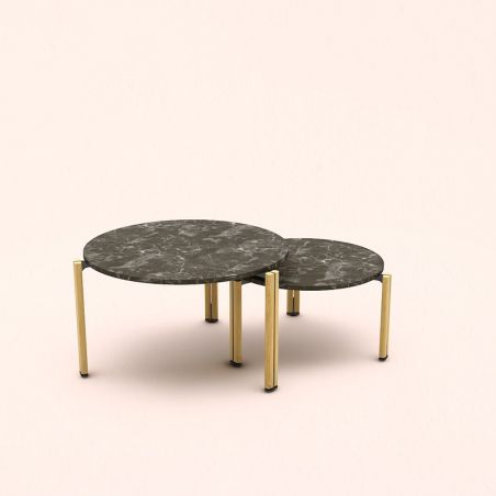 deux tables gigognes rondes deux tables gigognes rondes