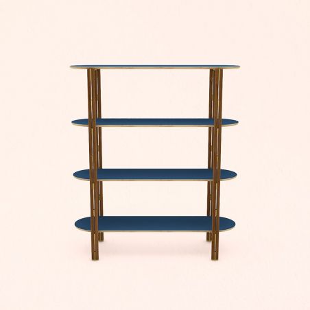 étagère à 4 étages vue de face étagère à 4 étages vue de face