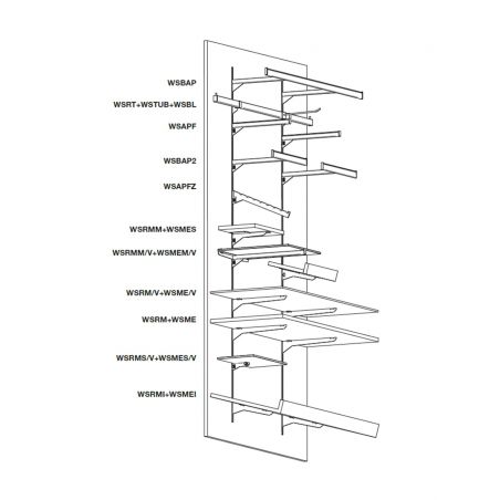 détails des différents compartiments de l'armoire détails des différents compartiments de l'armoire