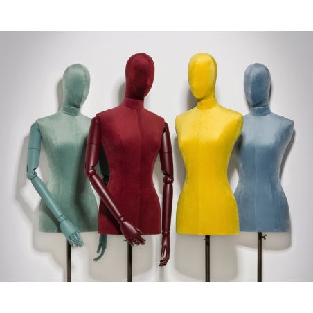 buste de vitrine velours buste de vitrine velours