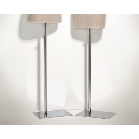 base pour buste chromé brillant base pour buste chromé brillant