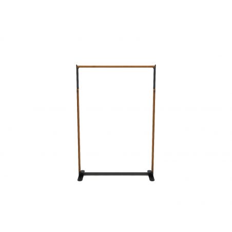 Portant vêtements bois et métal réglable en hauteur ESSENCE Portant vêtements bois et métal réglable en hauteur ESSENCE