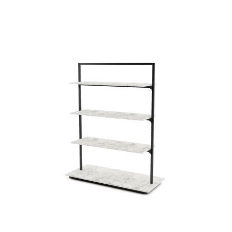 gondole étagère avec une finition marmo bianco gondole étagère avec une finition marmo bianco