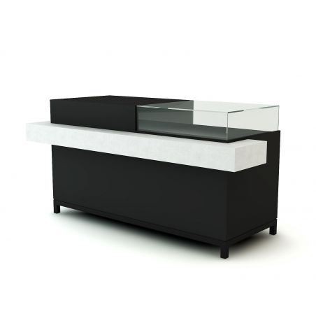 Comptoir caisse vitrine personnalisable Comptoir caisse vitrine personnalisable