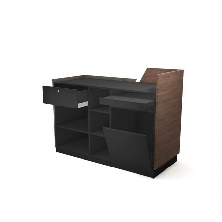 Des tiroirs et rangements ouvert d'un meuble Des tiroirs et rangements ouvert d'un meuble