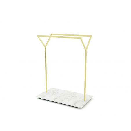 Double portant laiton brillant rainbow Double portant laiton brillant rainbow